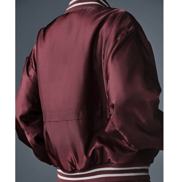 Alo Afterglow Varsity Jacket NWT - Picture 3 of 4